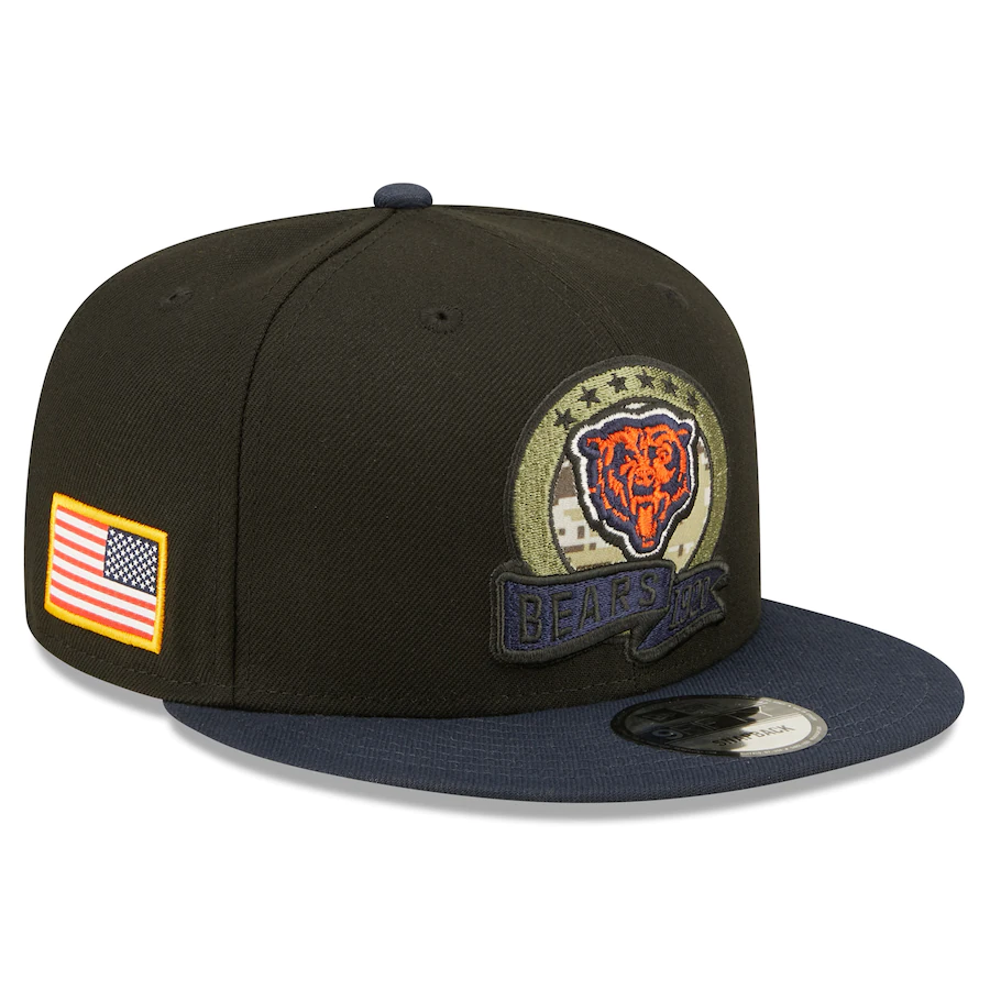 CHICAGO BEARS 2022 SALUTE TO SERVICE 9FIFTY SNAPBACK HAT JR S SPORTS
