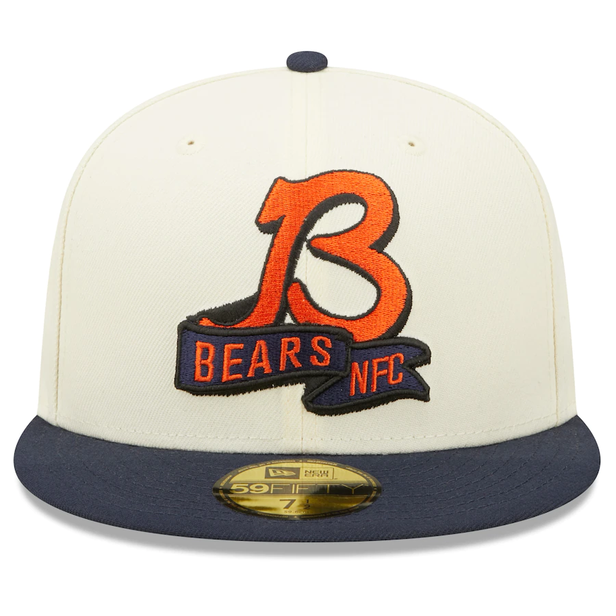 CHICAGO BEARS 2022 SIDELINE 59FIFTY FITTED HAT - "B"