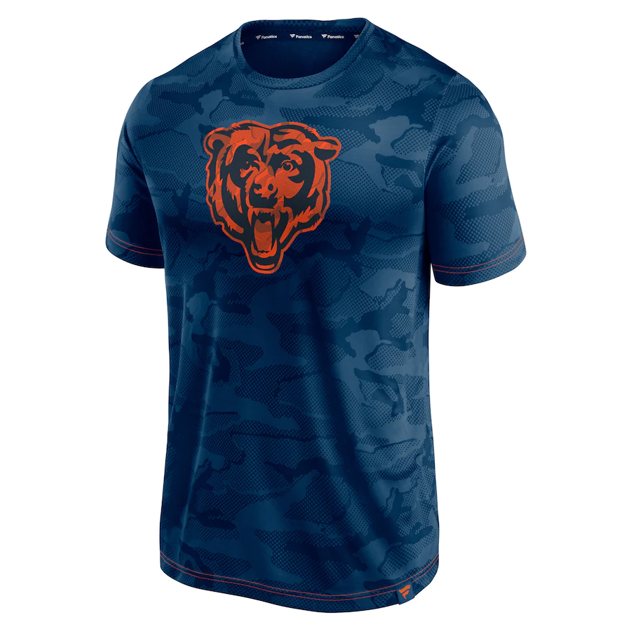 CHICAGO BEARS MEN'S PRIMARY CAMO JACQUARD TEE