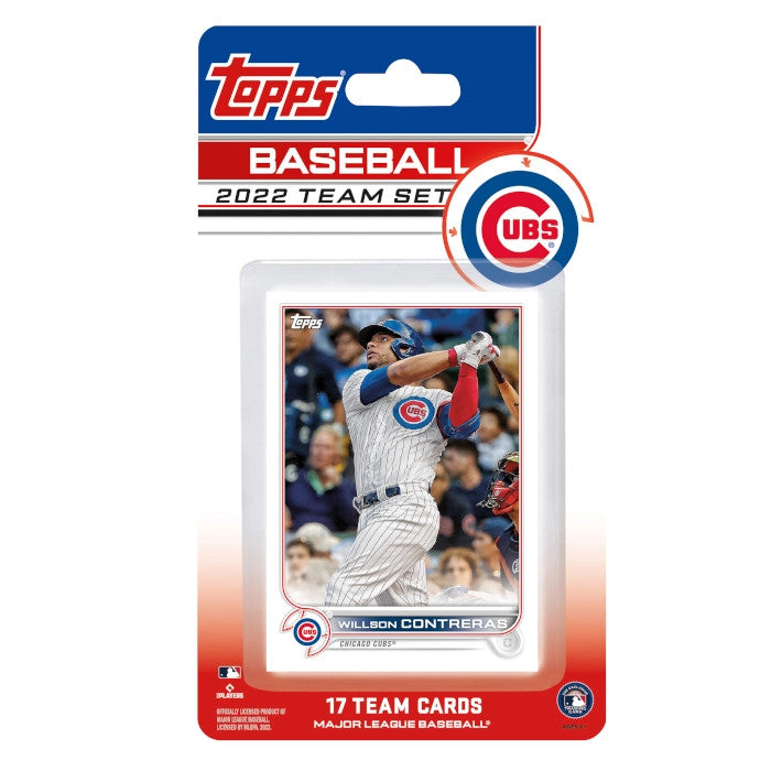 CONJUNTO DEL EQUIPO TOPPS CHICAGO CUBS 2022