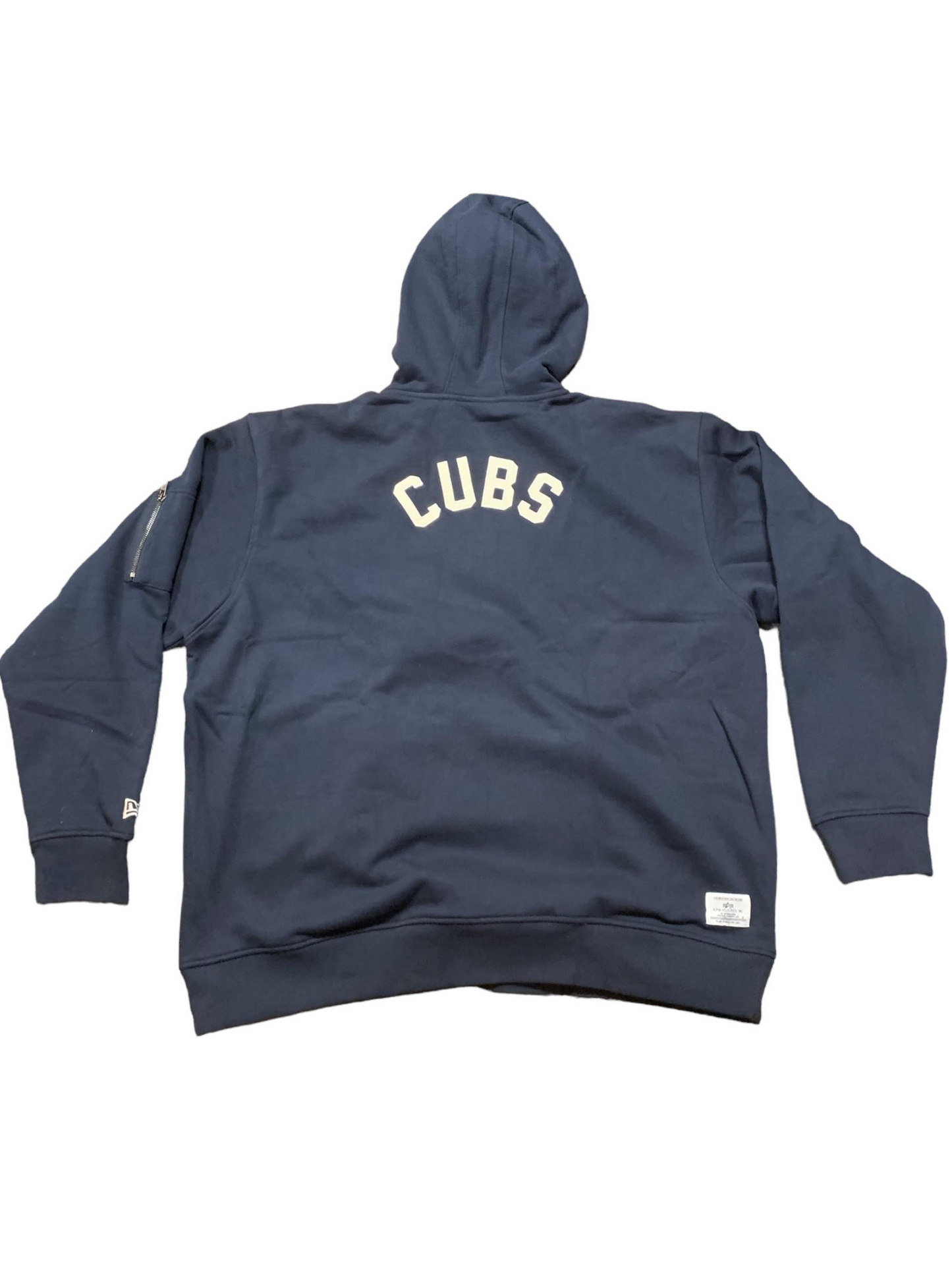 CHICAGO CUBS MEN'S ALPHA INDUSTRIES HOODIE SWEATSHIRT