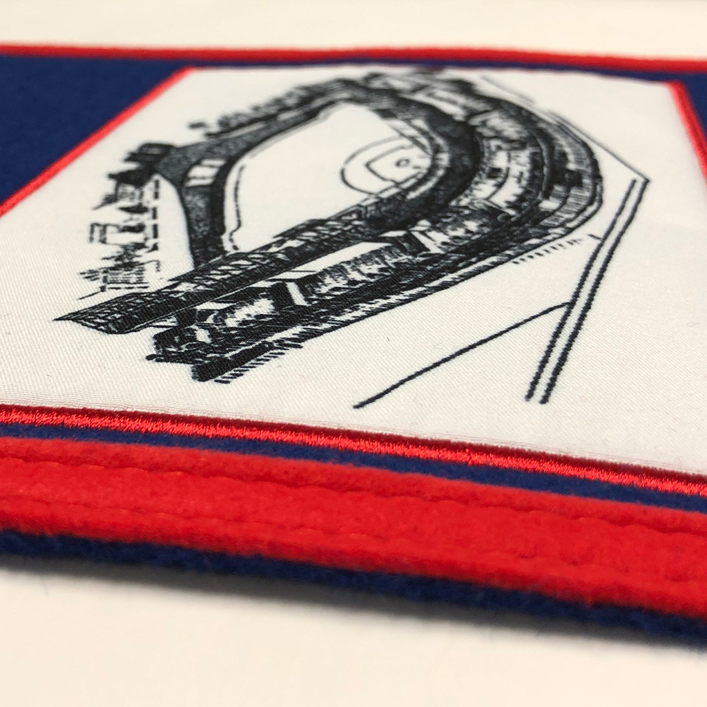 CHICAGO CUBS STADIUM EVOLUTION BANNER