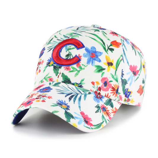 CHICAGO CUBS WOMEN'S  '47 BRAND ADJUSTABLE CLEAN UP HAT- HIGHGROVE