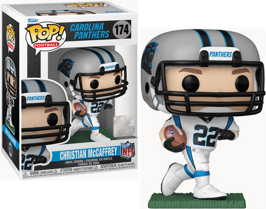 FUNKO POP! NFL CAROLINA PANTHERS: CHRISTIAN MCCAFFREY VINYL FIGURE