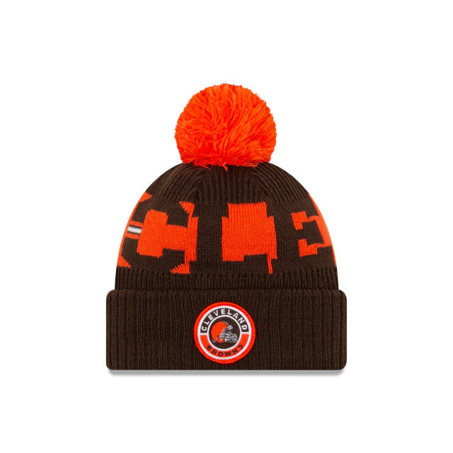 Cleveland browns sideline knit hat Clearance