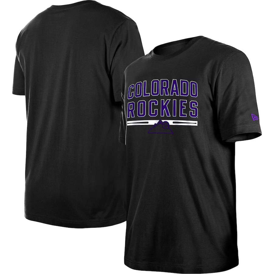 CAMISETA DE PRÁCTICA DE BATEO PARA HOMBRE 2023 DE COLORADO ROCKIES