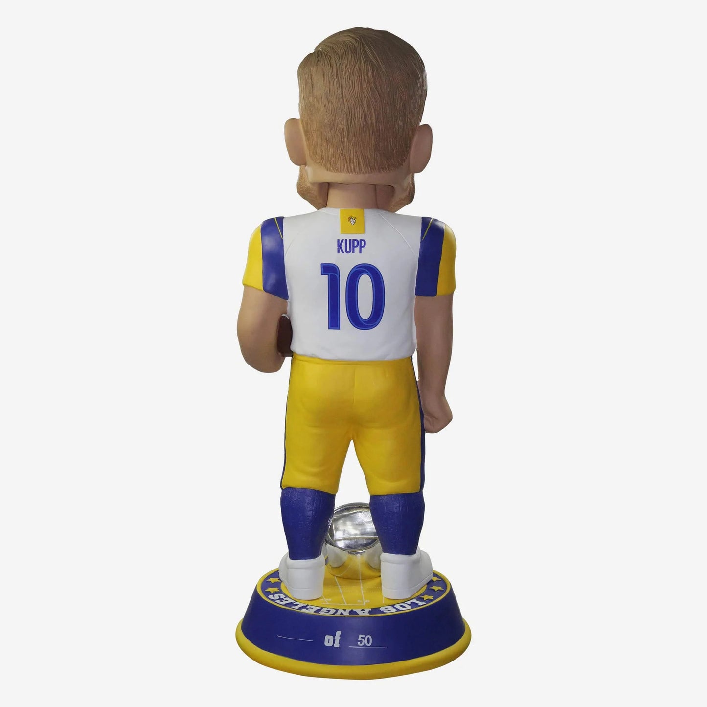 LOS ANGELES RAMS COOPER KUPP SUPER BOWL LVI CHAMPIONS 3FT BOBBLEHEAD
