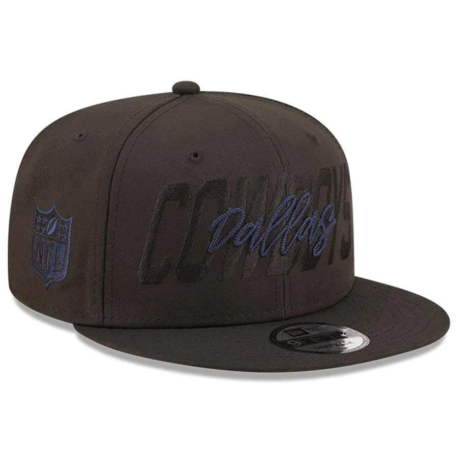 DALLAS COWBOYS 2022 DRAFT BLACK 9FIFTY SNAPBACK