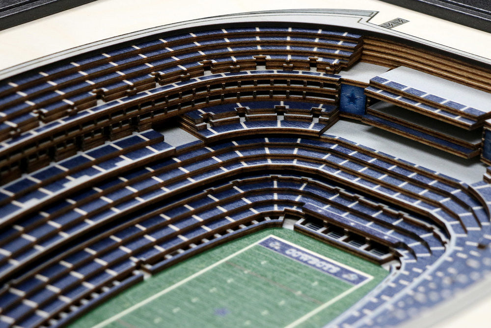 ESTADIO 3D DE 25 CAPAS DE LOS VAQUEROS DE DALLAS
