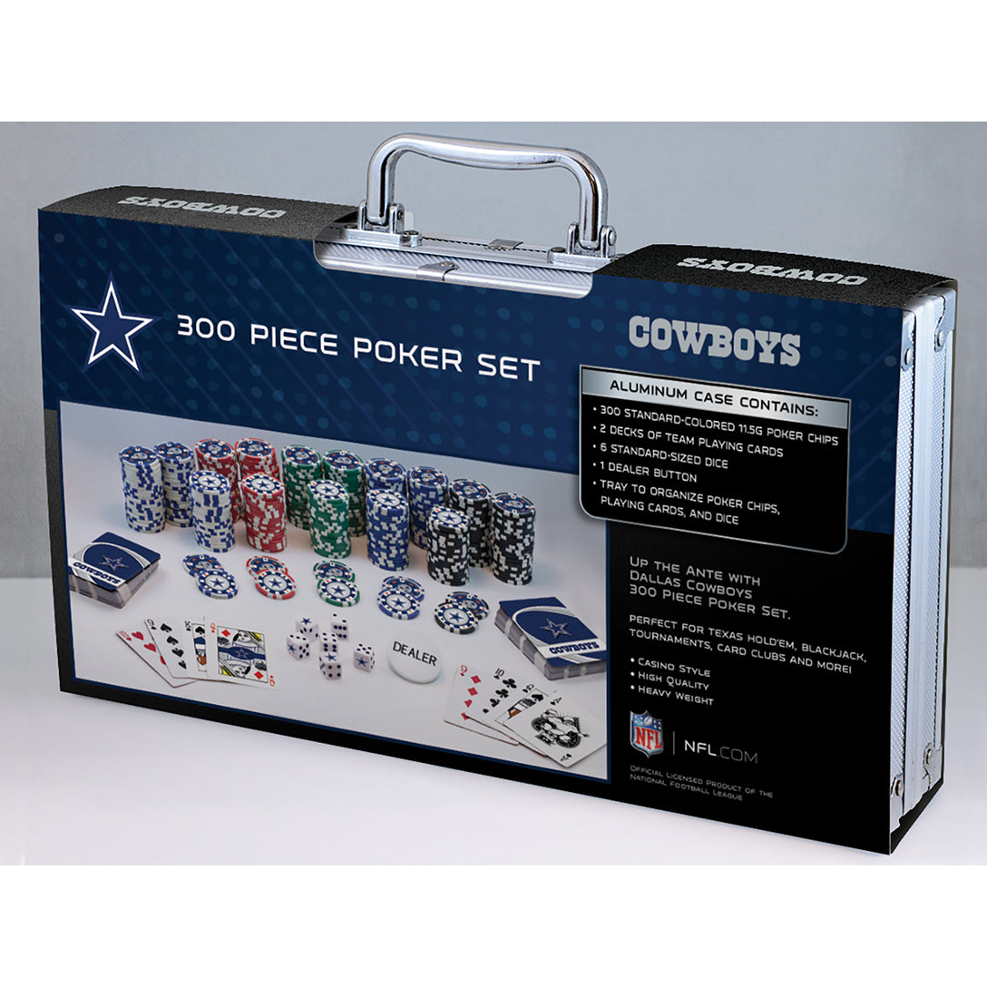 DALLAS COWBOYS 300 PIECE POKER SET