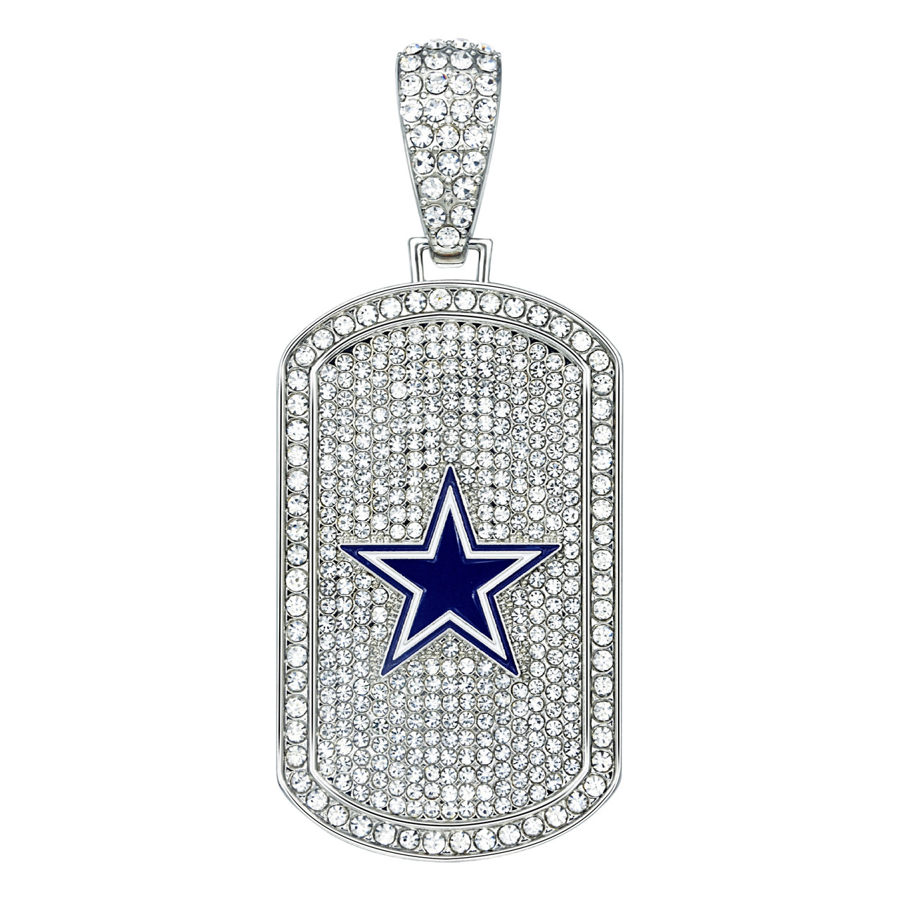 COLLAR DE ETIQUETA DE PERRO BLING DALLAS COWBOYS
