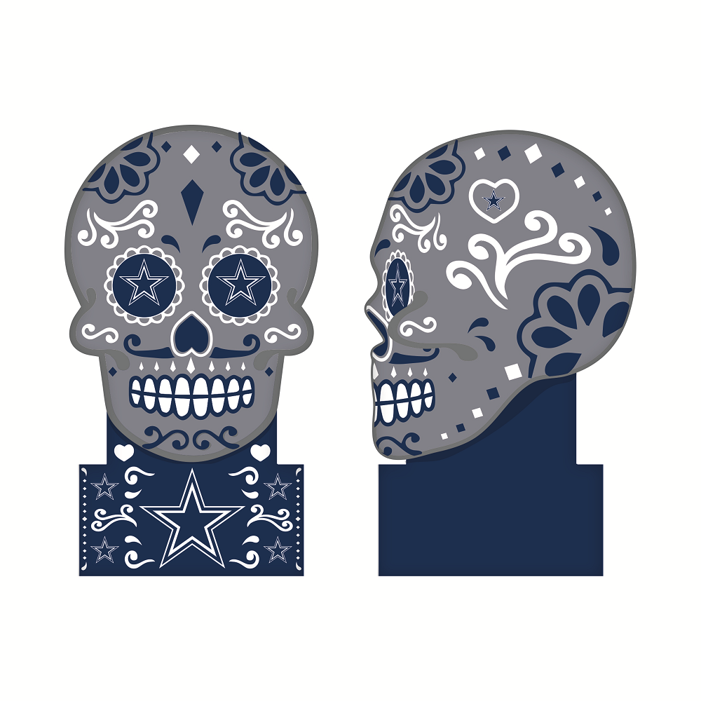 DALLAS COWBOYS SUGAR SKULL HEAD – JR'S SPORTS