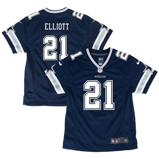 DALLAS COWBOYS KIDS EZEKIEL ELLIOTT GAME NIKE JERSEY