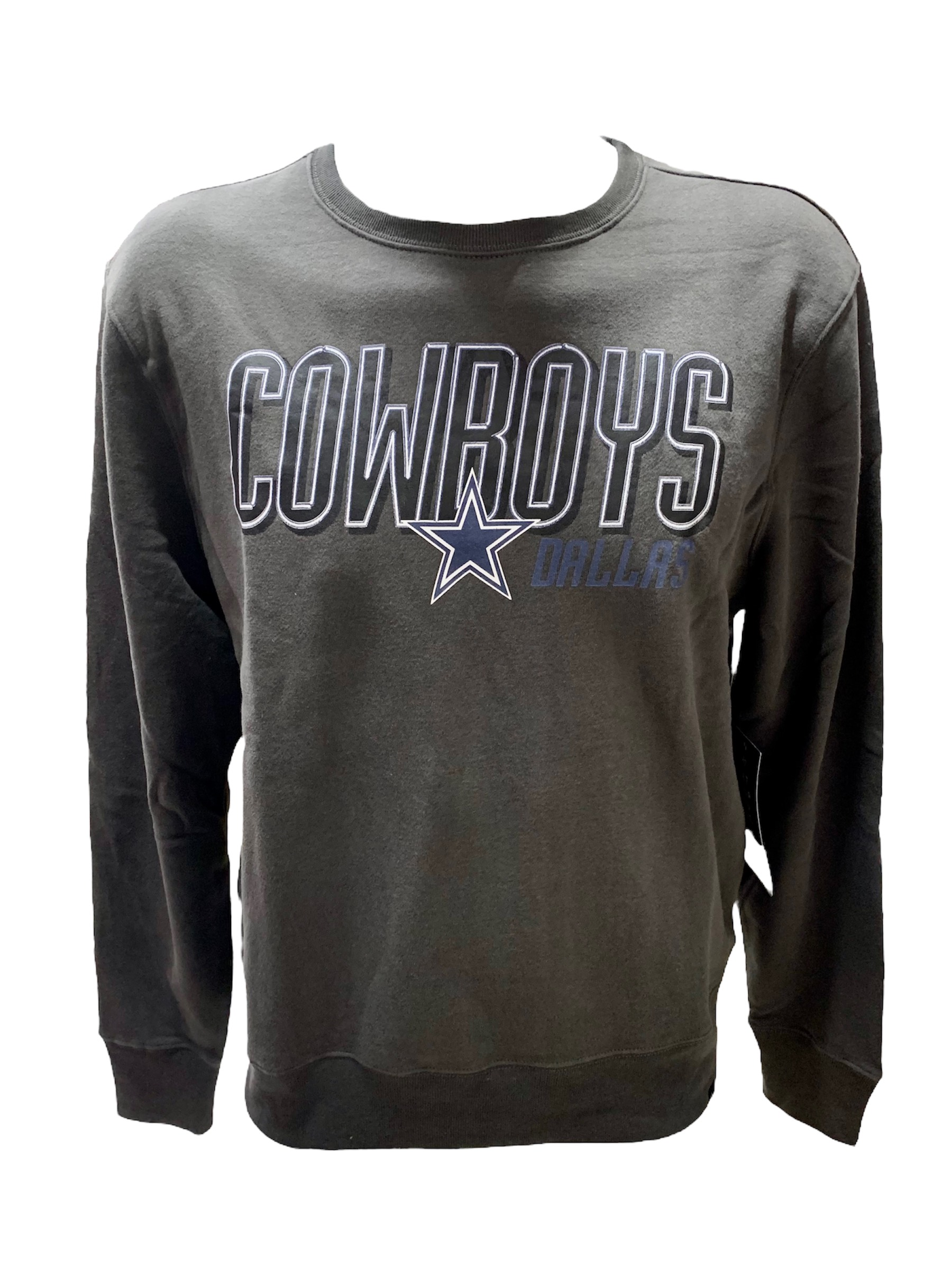 DALLAS COWBOYS LOCKED IN HEADLINE MEN'S CREWNECK SWEATER