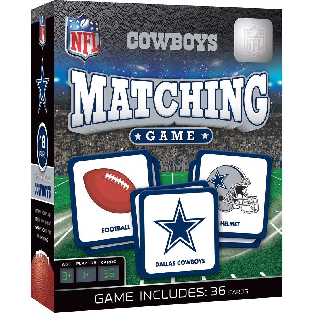 DALLAS COWBOYS MATCHING GAME