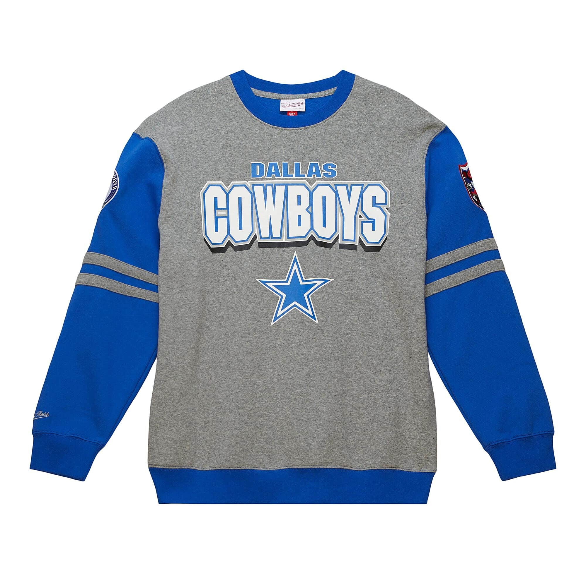 Cowboys sales crewneck sweater
