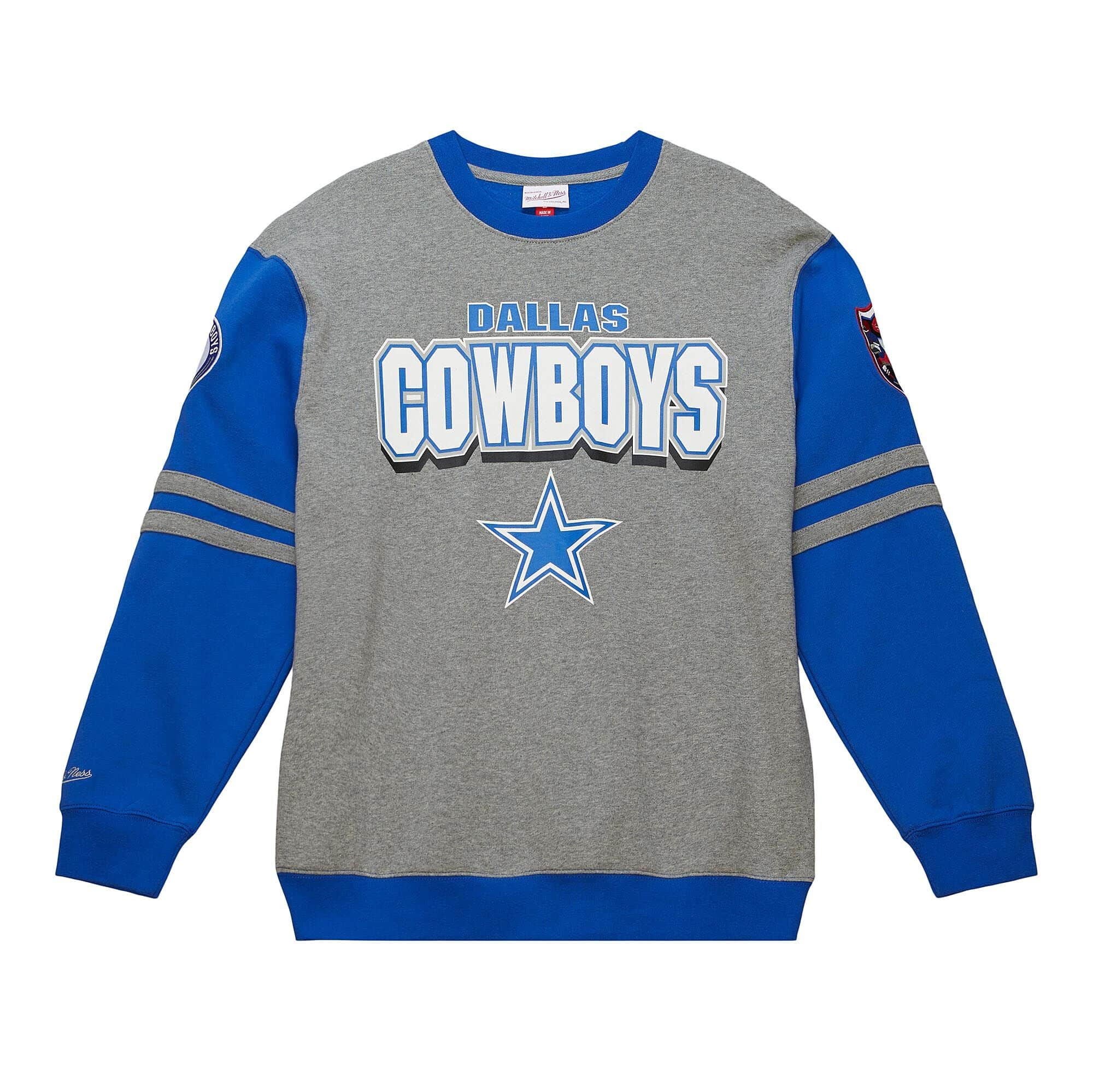 DALLAS COWBOYS MEN'S ALL OVER CREWNECK SWEATSHIRT 2.0 – JR'S SPORTS