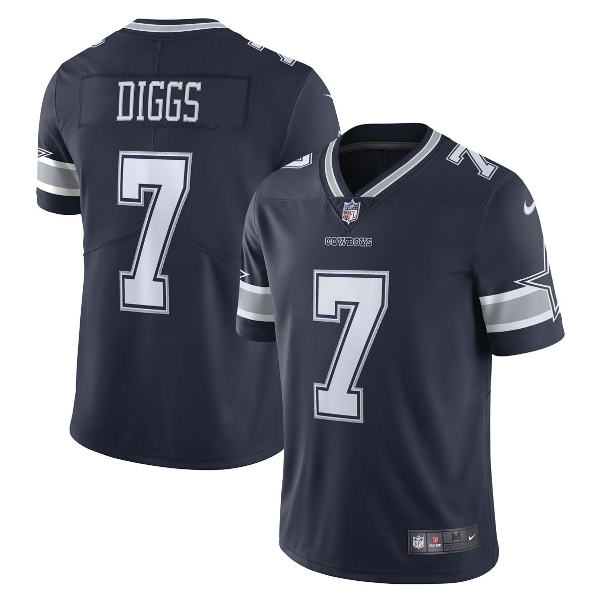 DALLAS COWBOYS MEN S TREVON DIGGS LIMITED NIKE JERSEY NAVY JR S SPORTS