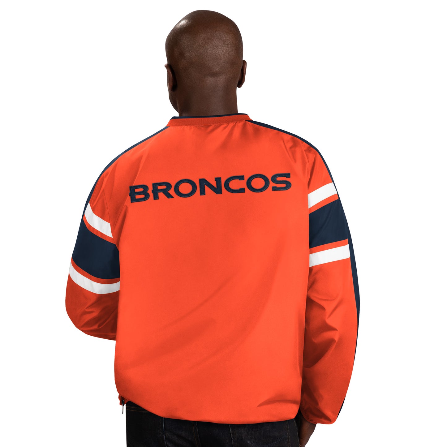 DENVER BRONCOS MEN'S SWING ROUTE WINDBREAKER JACKET