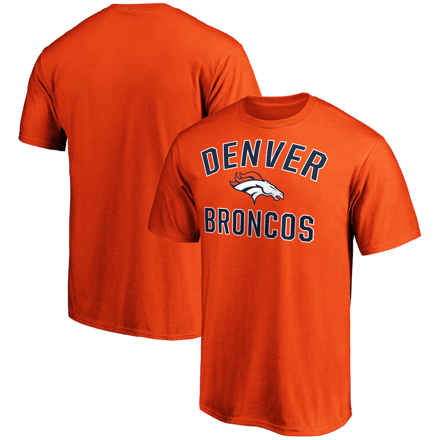 DENVER BRONCOS MEN'S VICTORY ARCH TEE - ORANGE