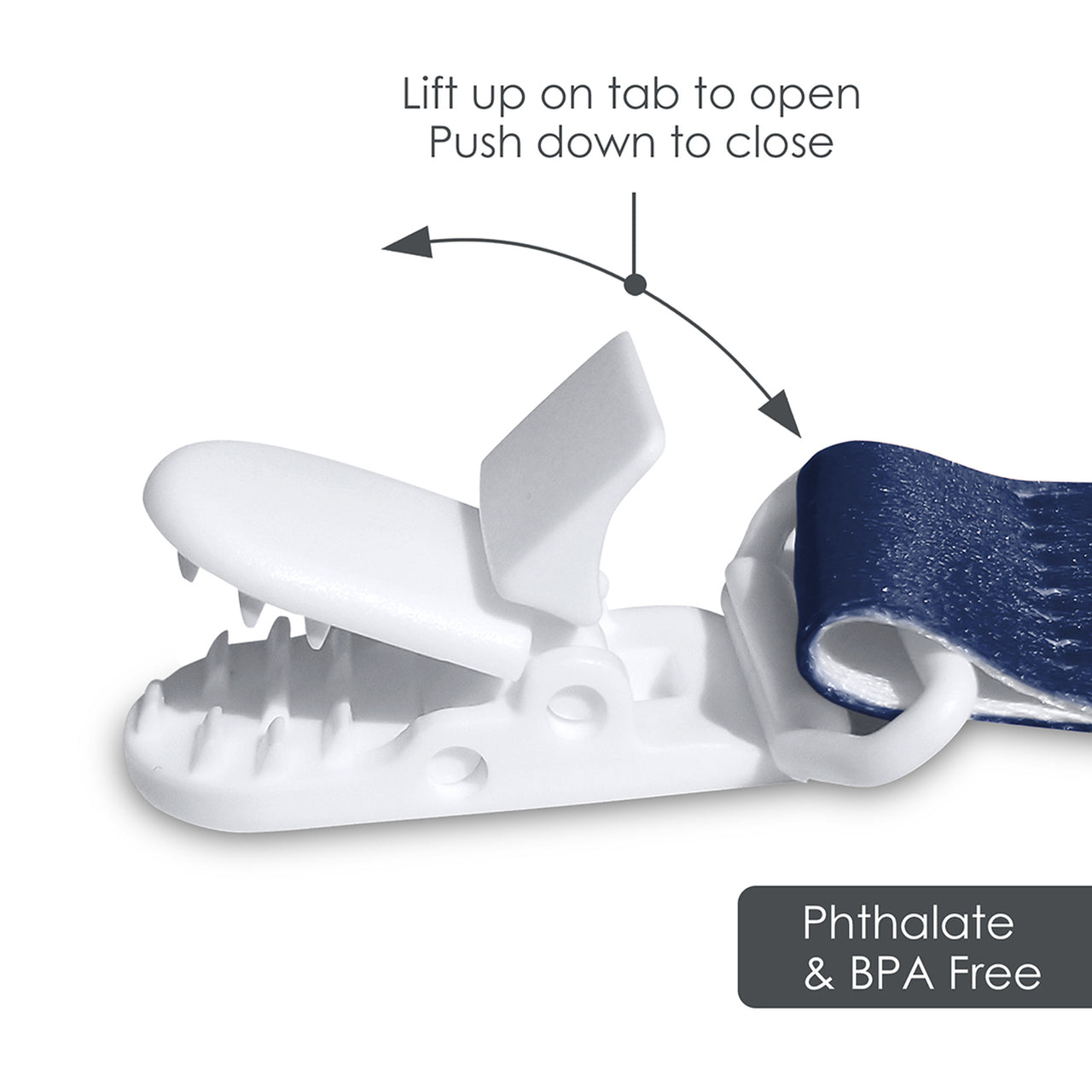 JUEGO DE PINZA CHUPETE DENVER BRONCOS