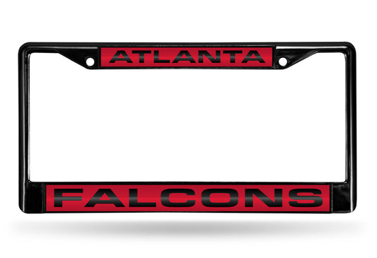 MARCO DE MATRÍCULA LASER NEGRO ATLANTA FALCONS
