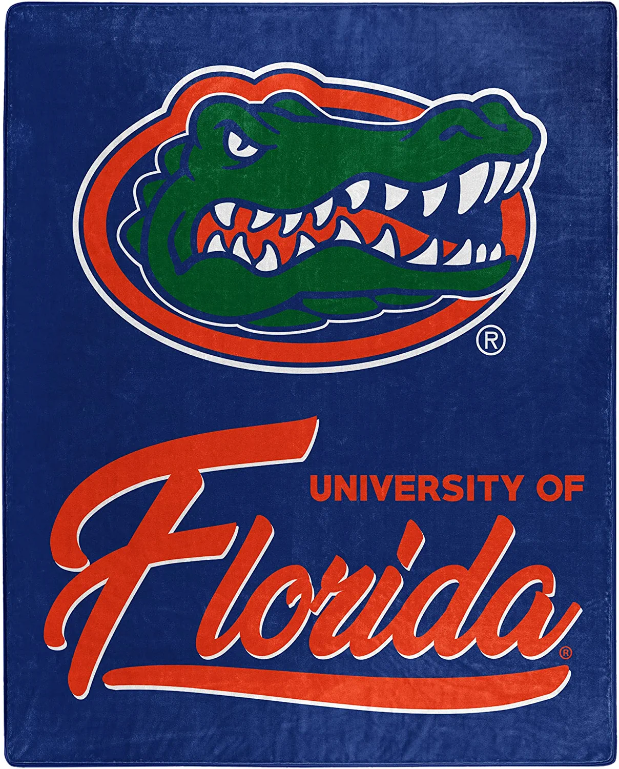 FLORIDA GATORS SIGNATURE 50"X60" RASCHEL THROW BLANKET