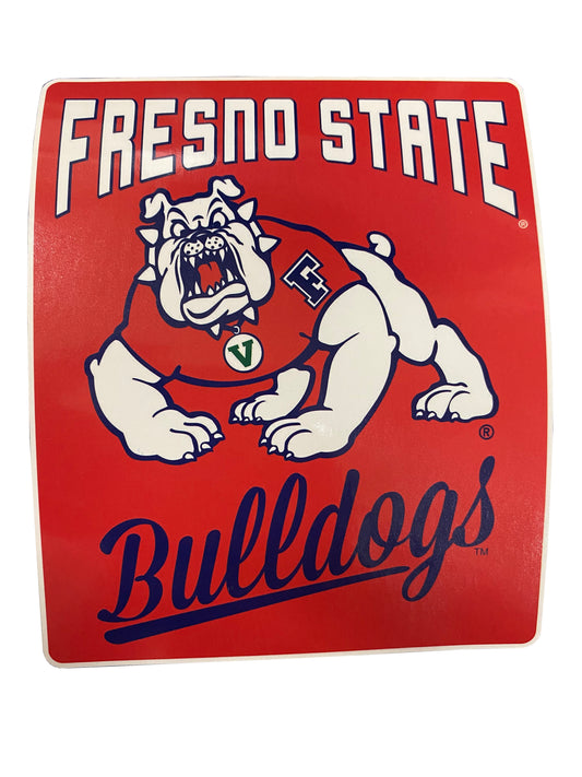 FRESNO STATE BULLDOGS SIGNATURE 50"X60" RASCHEL THROW BLANKET