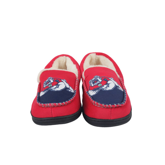 FRESNO STATE BULLDOGS MEN'S COLOR BLOCK MOCCASINS