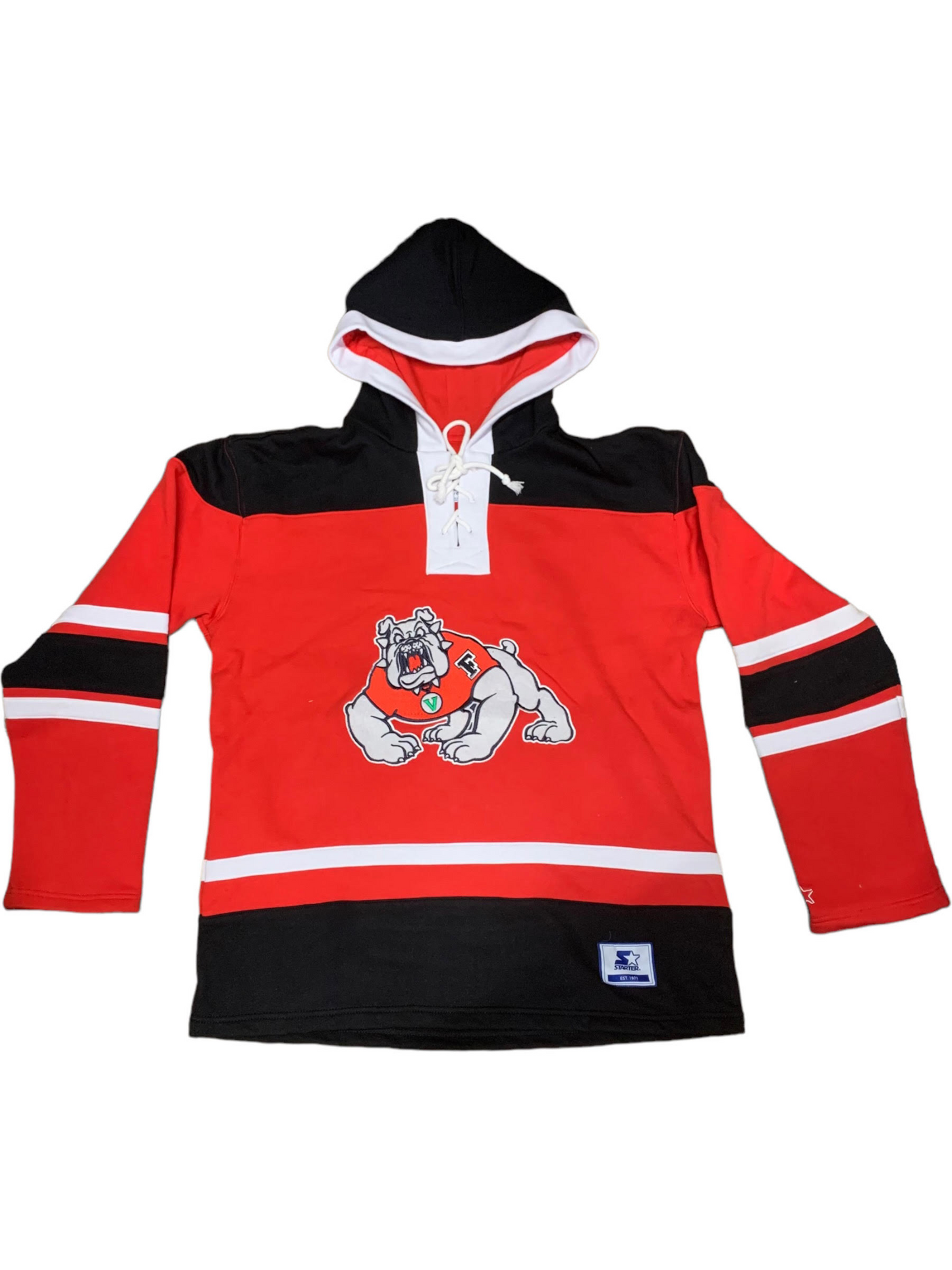 FRESNO STATE BULLDOGS MEN'S TIMEOUT SWEATER - RED