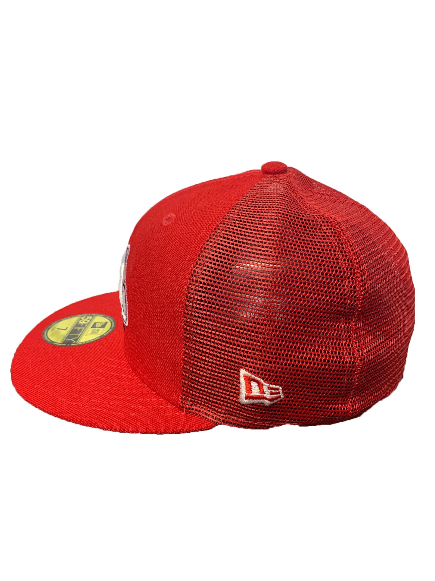 FRESNO STATE BULLDOGS TRUCKER CUSTOM 59FIFTY FITTED HAT - RED