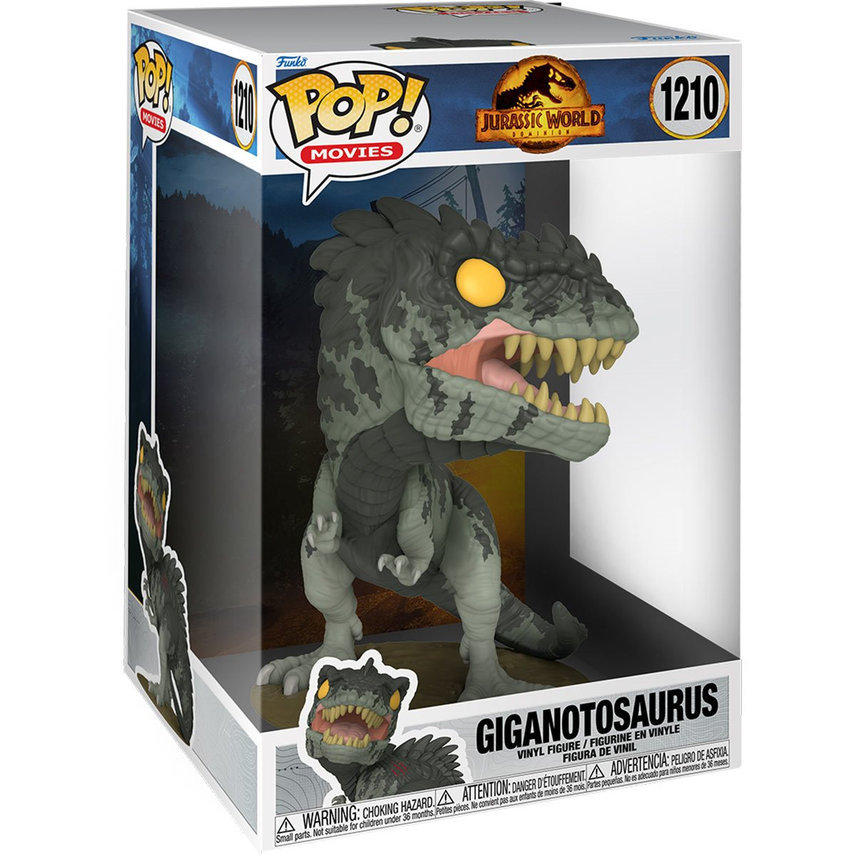 FUNKO POP! JURASSIC WORLD: DOMINION - GIGANOTOSAURUS 10" VINYL FIGURE