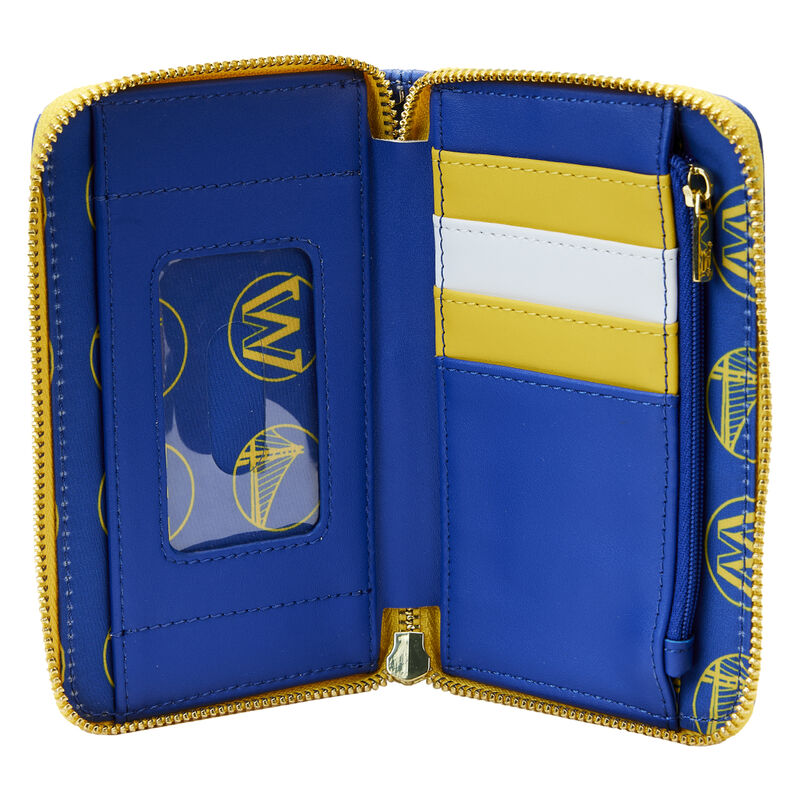 GOLDEN STATE WARRIORS LOUNGEFLY LOGO WALLET