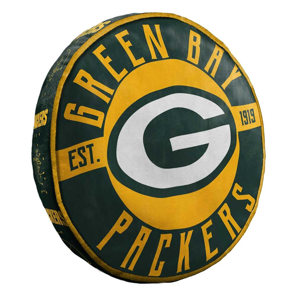 GREEN BAY PACKERS 15" CLOUD PILLOW