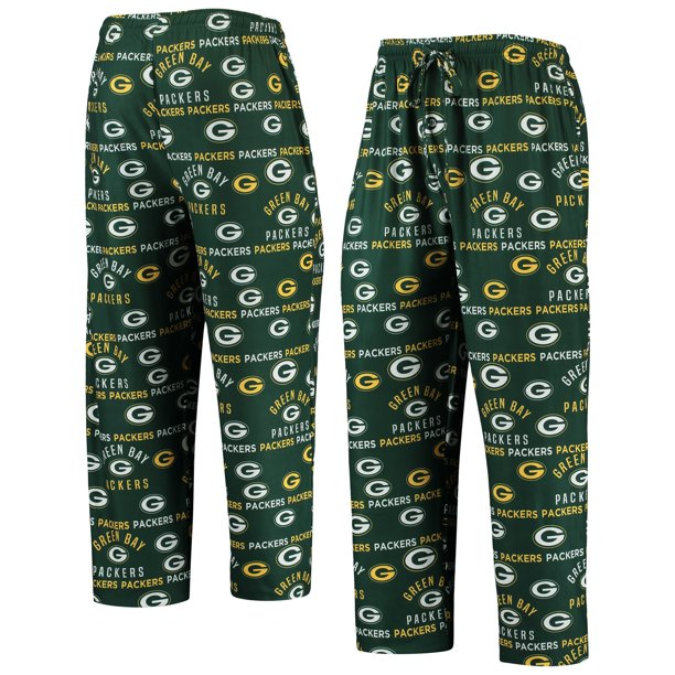 GREEN BAY PACKERS MEN'S FLAGSHIP ALL OVER PRINT PAJAMA PANTS