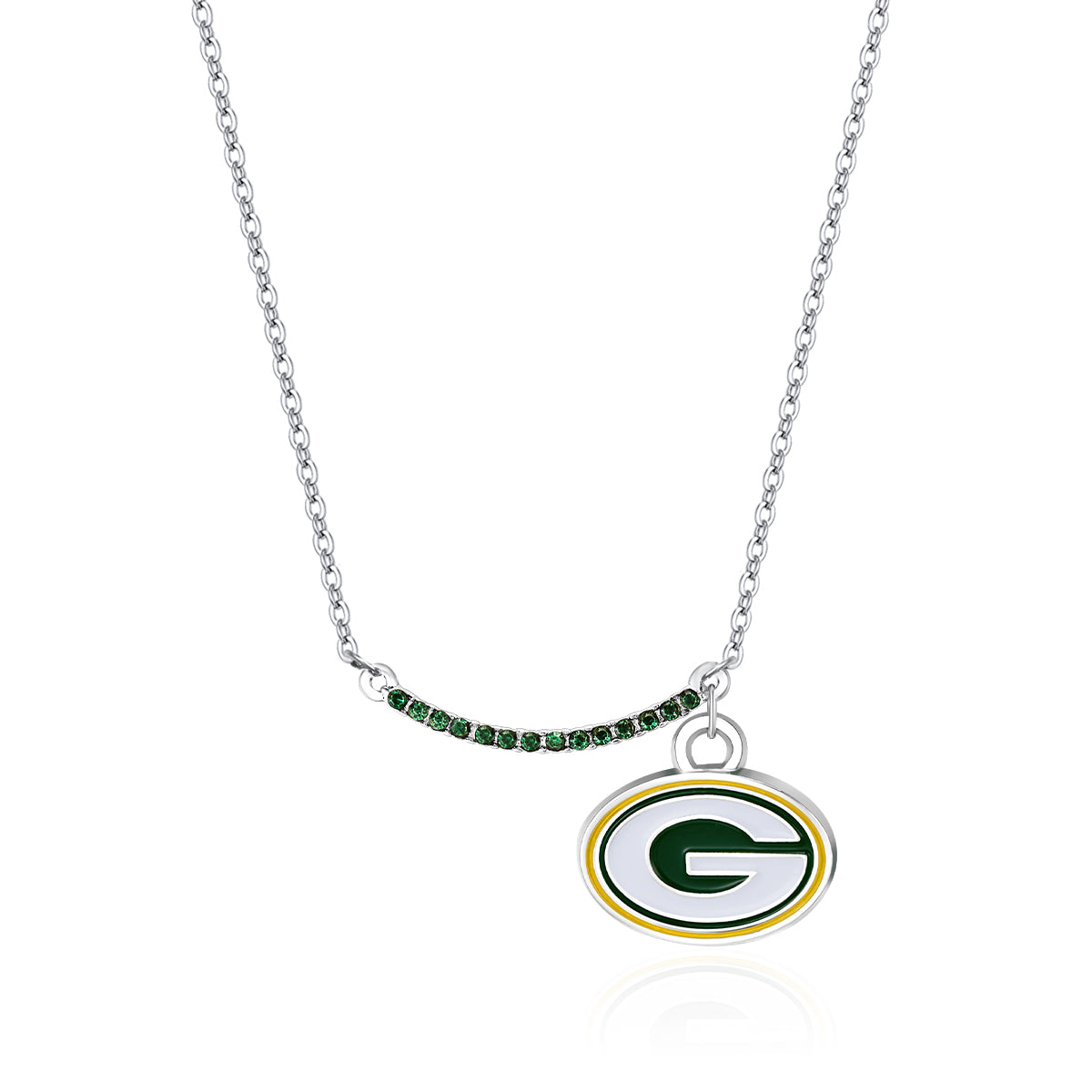 GREEN BAY PACKERS INFINITY NECKLACE