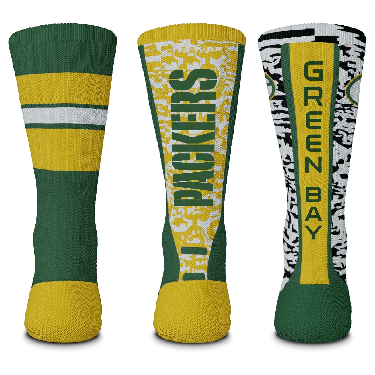 GREEN BAY PACKERS STIMULUS SOCKS