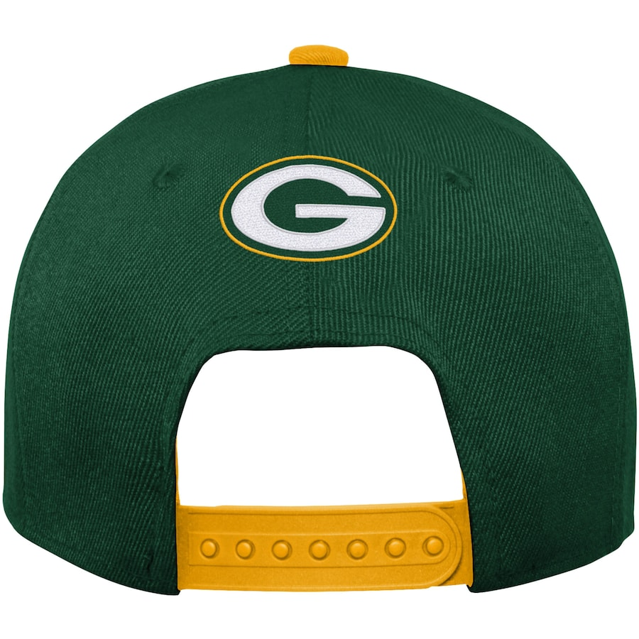 GREEN BAY PACKERS YOUTH ON TREND PRECURVED SNAPBACK