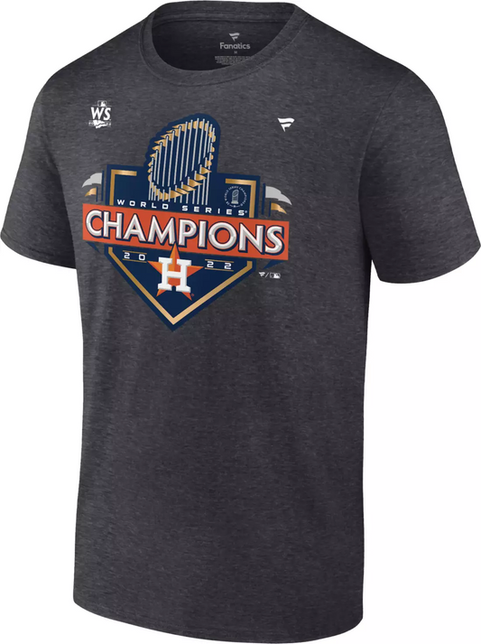 HOUSTON ASTROS 2022 WORLD SERIES CHAMPS LOCKER ROOM TEE