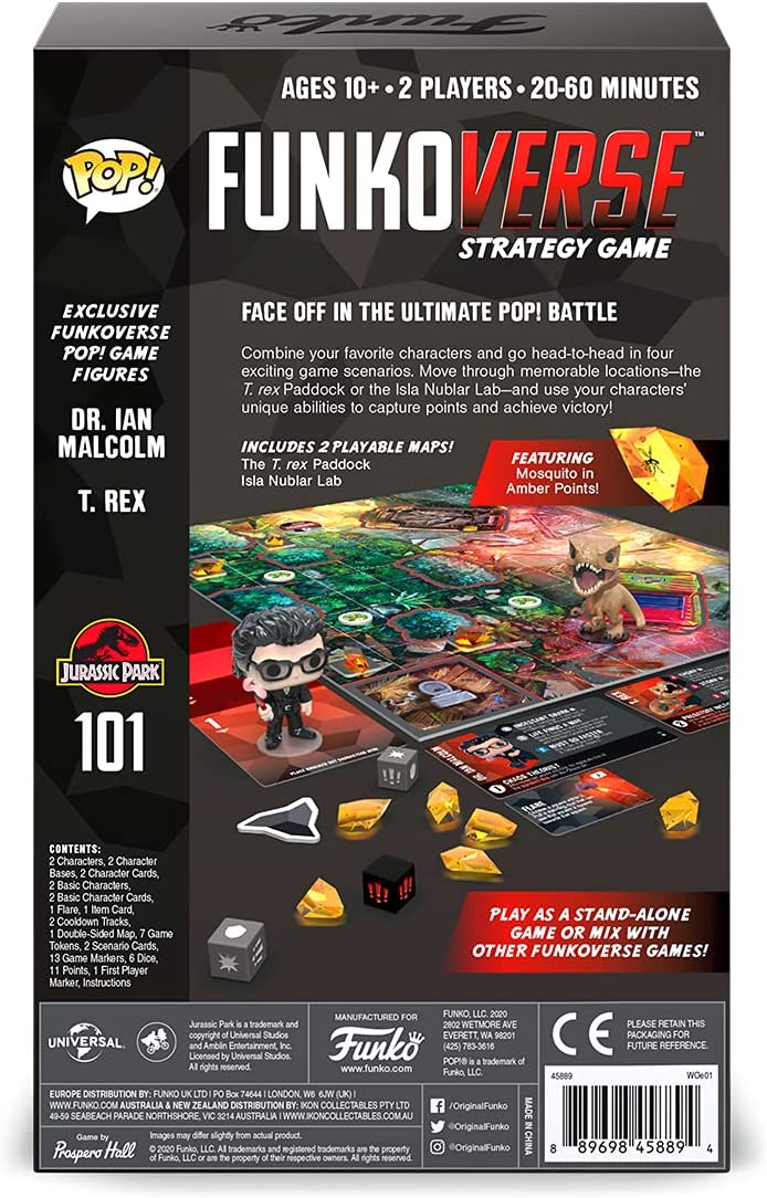 JURASSIC PARK FUNKOVERSE STRATEGY GAME