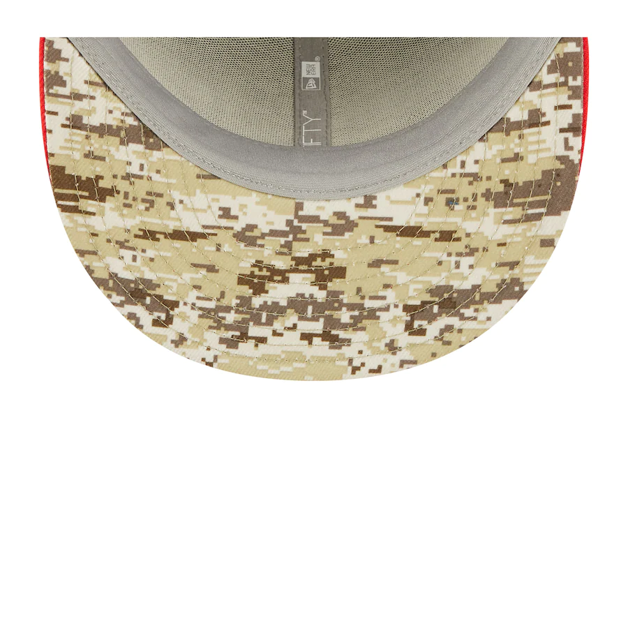 KANSAS CITY CHIEFS 2022 SALUTE TO SERVICE 9FIFTY SNAPBACK HAT