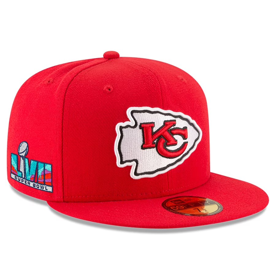 KANSAS CITY CHIEFS 2022 SUPER BOWL LVII SIDE PATCH 59FIFTY FITTED HAT –  JR'S SPORTS