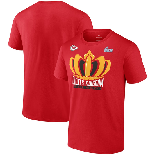 KANSAS CITY CHIEFS MEN'S SUPER BOWL LVII CHAMPIONS LAST STANDING T-SHIRT