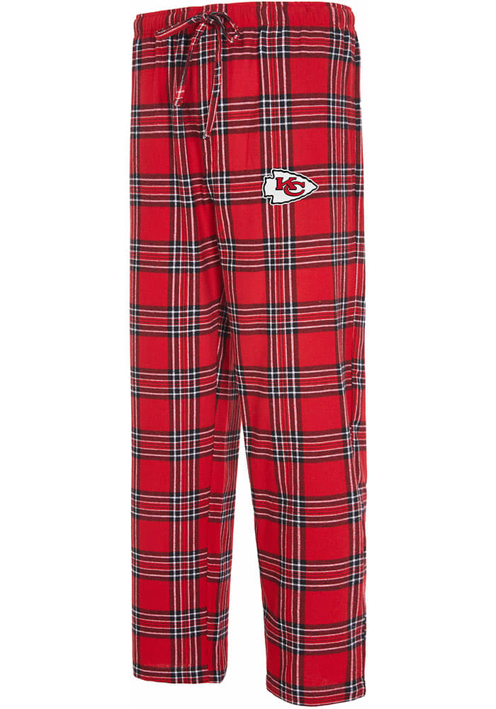 KANSAS CITY CHIEFS PANTALONES DE PIJAMA DE FRANELA PARA HOMBRE