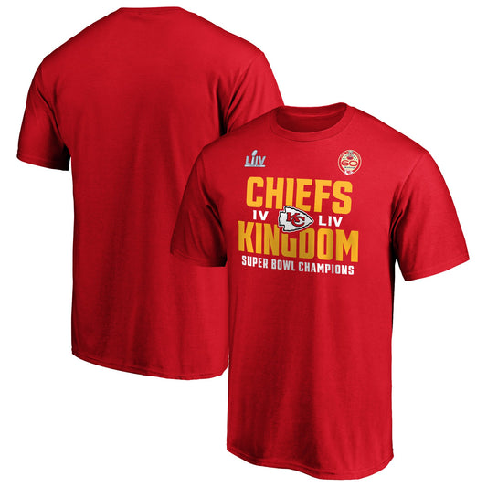 KANSAS CITY CHIEFS MENS SB CHAMPS HASHMARK T-SHIRT