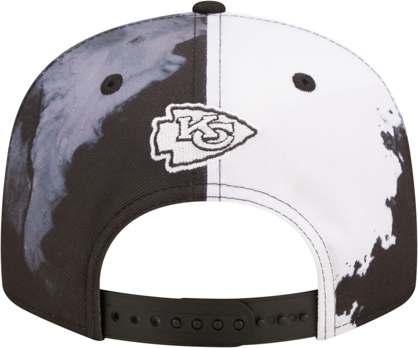 KANSAS CITY CHIEFS SIDELINE 9FIFTY SNAPBACK - BLACK/ WHITE INK