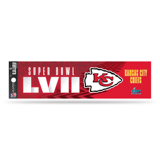 KANSAS CITY CHIEFS SUPER BOWL LVII BOUND BUMPER STICKER