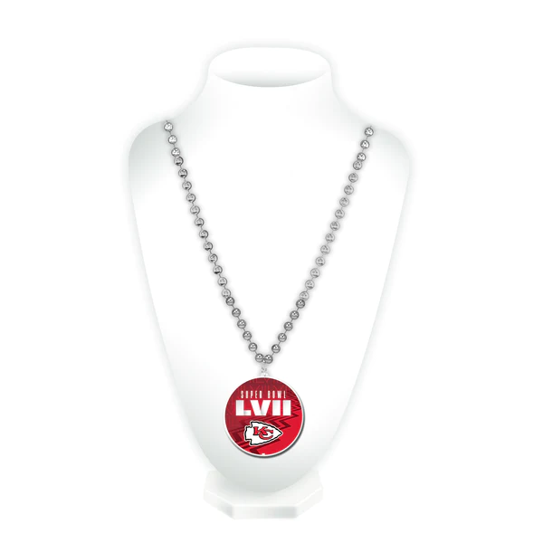 KANSAS CITY CHIEFS SUPER BOWL LVII BOUND MEDALLION BEADS