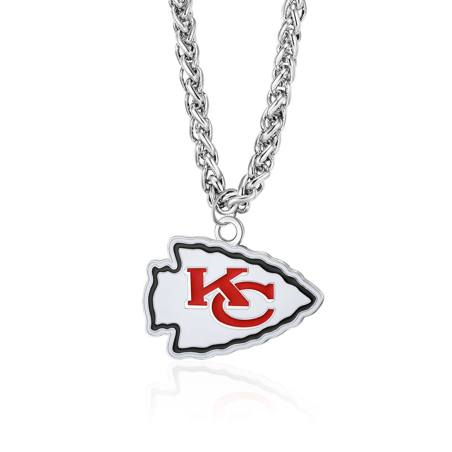 KANSAS CITY CHIEFS TEAM LOGO NECKLACE
