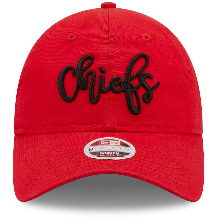 KANSAS CITY CHIEFS WOMEN'S SCRIPT 9TWENTY ADJUSTABLE